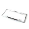 Hobie License Frame Chrome "Hobie" -Hobi Boat Shop hobie license frame chrome hobie