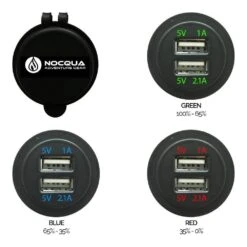 Nocqua Pro Power Dual USB Adapter -Hobi Boat Shop nocqua pro power dual usb adapter 3