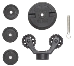 Yak-Attack Paddle Holder Leash Plug Adapter Mount With Rubber Base -Hobi Boat Shop yak attack paddle holder leash plug adapter mount 1